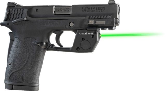 ArmaLaser Touch-Activated Laser Sight Smith & Wesson M&P Shield 380 EZ Green - Armalaser