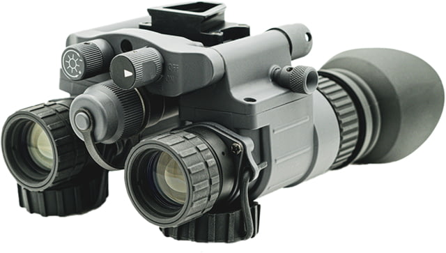 Armasight BNVD-51 1x19mm Gen 3 Pinnacle IIT Dual-Channel Night Vision Goggles White Phosphor IIT Gray - Armasight