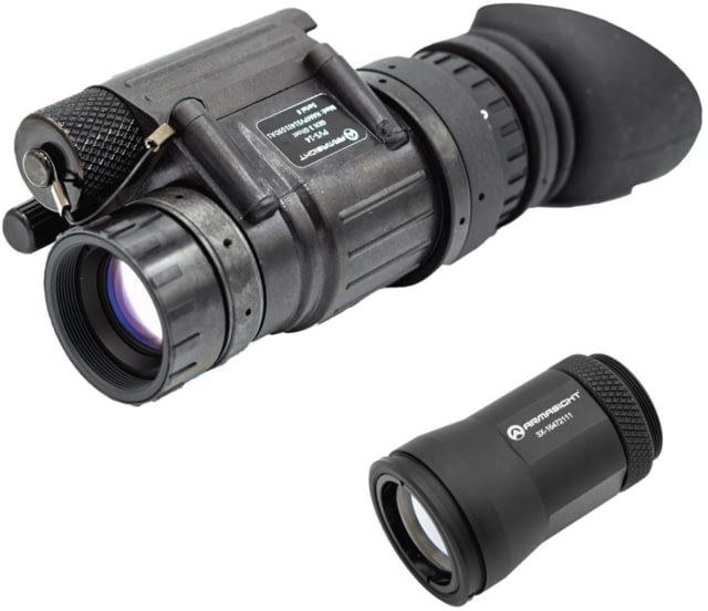 Armasight PVS-14 Multi-Purpose Night Vision Monocular w/ 3x Lens, Bravo Gen 3 Ghost White Phosphor IIT, Black, Black, NAMPVS1401G9DABB1 by USA Armasight Night Vision Monoculars