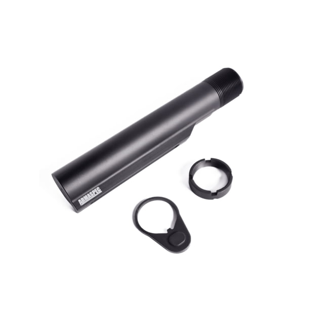 Armaspec Armaspec Carbine Buffer Tube Kit w/End Plate and Castle Nut Black - $37.99 at Optics Planet