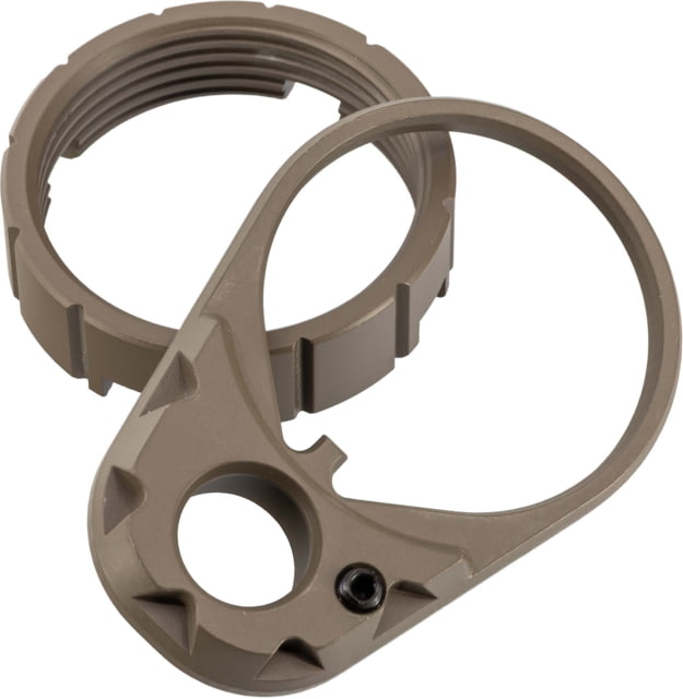 Armaspec Self-Retention Caste Nut and QD End Plate Aluminium Flat Dark Earth - Armaspec