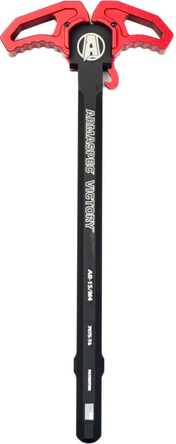 Armaspec Victory AR15 Charging Handle Red