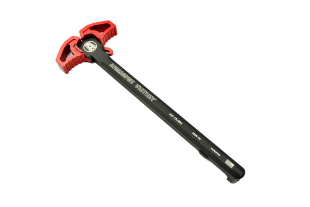 Armaspec Victory AR15 Compact Charging Handle Red - Armaspec