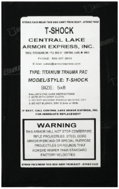 Armor Express T-shock 5x8inch - Armor Express