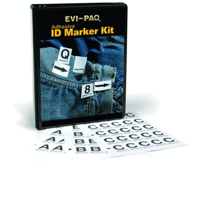 EVI-PAQ Adhesive Id Marker Book - 1006378 - Forensics Source