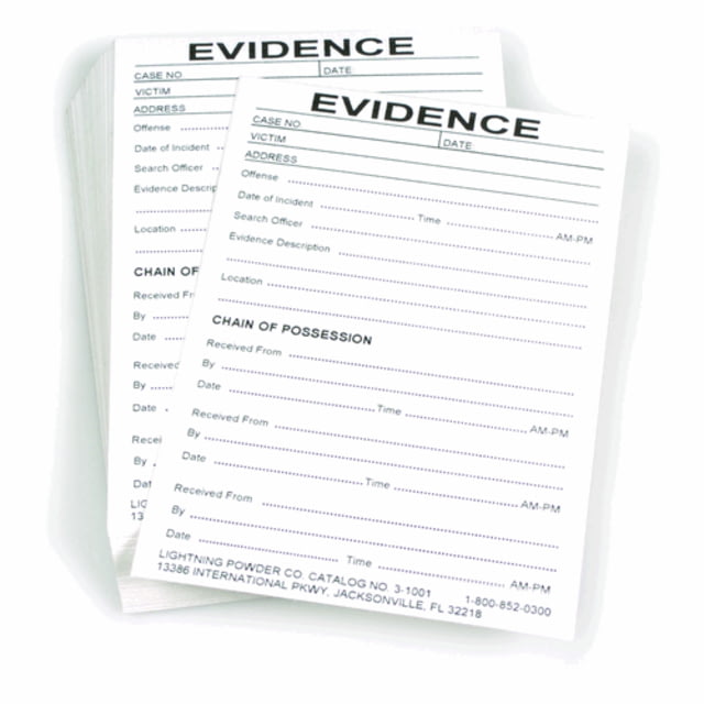 Forensics Source Chain Of Possesion Labels100 - Forensics Source