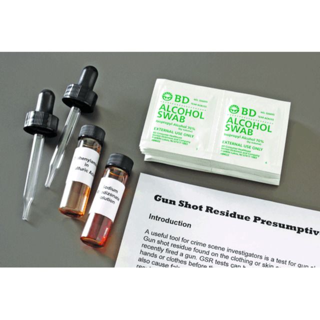 Forensics Source Gunshot Residue Presumpt T Kit - Forensics Source