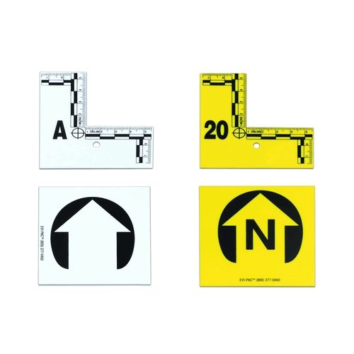 Forensics Source L Shaped Flat-type Markers Yellow - 1007094 - Forensics Source