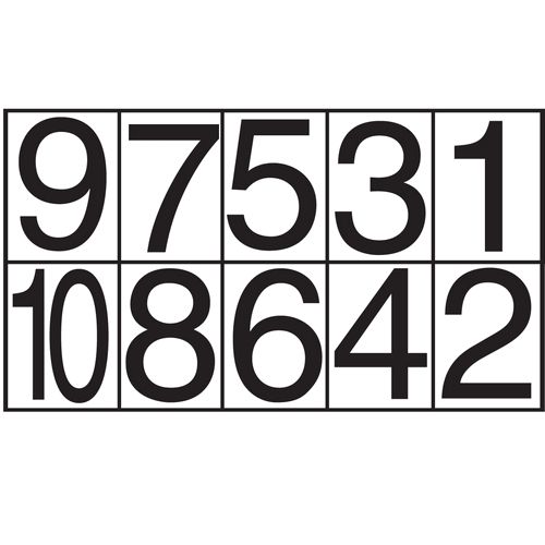 Forensics Source Large Adhesive Photo Numbers B