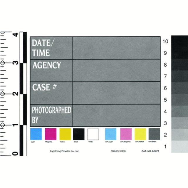 Lightning Powder Photo Id Cards Pad Of 25 - 1005950 - Forensics Source