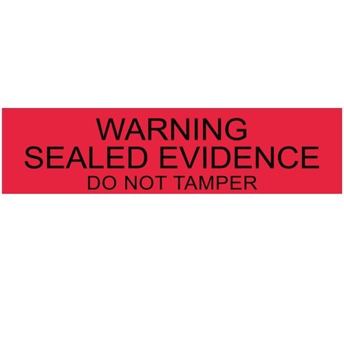Forensics Source Warning Sealed Evidence 250/r