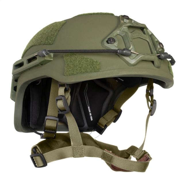 ArmorSource Aire II High Cut U.S. Army Next Generation Advanced Fully Loaded Combat Helmet Cam Green Large - Armorsource