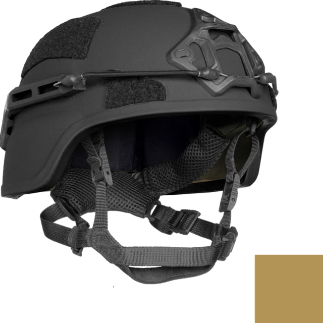 ArmorSource Aire LE Full Cut Ultra Lightweight Law Enforcement Fully Loaded Level IIIA Tactical Helmet Coyote Brown Extra Large - Armorsource