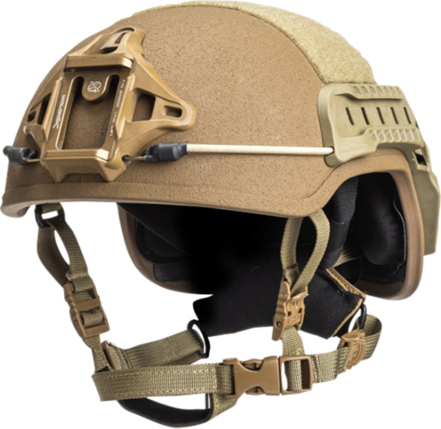 ArmorSource Aire LE Law Enforcement Ultra-Lightweight Special Command High-Cut Ballistic Helmet Tan Medium - Armorsource