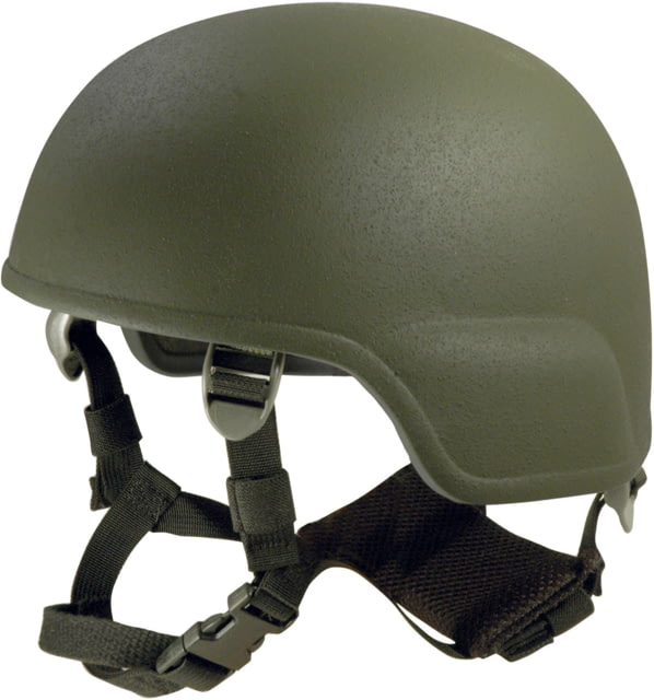 ArmorSource Aire LE Law Enforcement Ultra-Lightweight Regular-Cut Ballistic Helmet Foliage Green Large - Armorsource