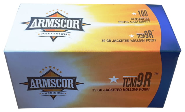 scor Precision Inc .22 TCM 39 Grain Jacketed Hollow Point Nickel Plated Bras Pistol 100 Rounds 100RD Ammo