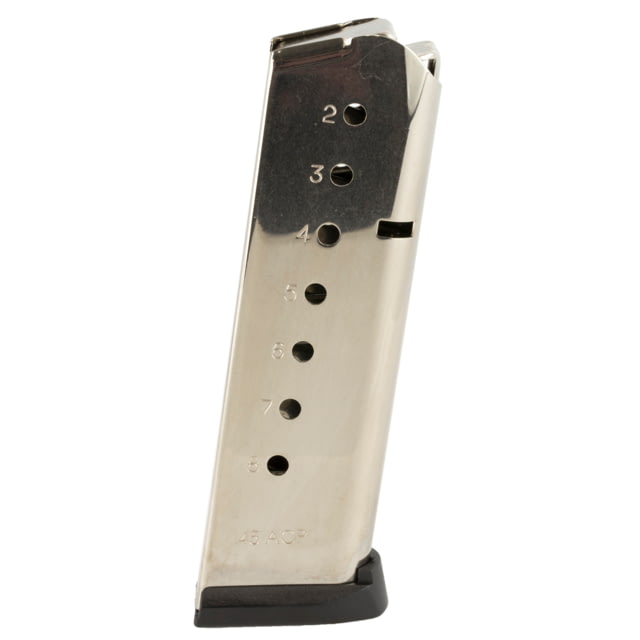 scor Precision Inc RIA MAG Rock Island Armory 1911A1 FS/MS .45 ACP 8 Round Pistol Magazine Nickel 1 Pack Ammo