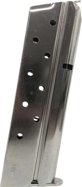 scor Precision Inc RIA-MAG Rock Island 1911 Pistol Magazine .38 Super 9 Round Nickel 1 Pack Metal Ammo