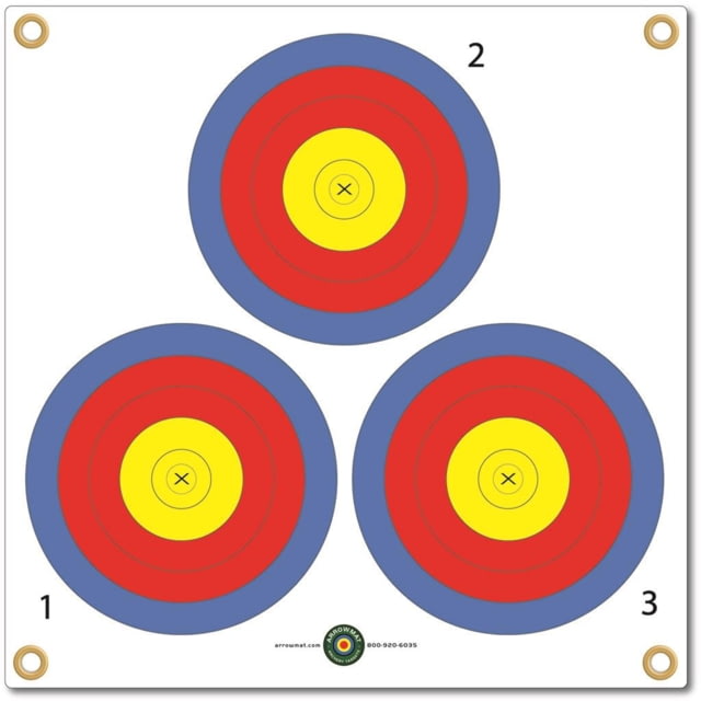 Arrowmat Foam Target Face 3 Spot 17x17 in. - Arrowmat