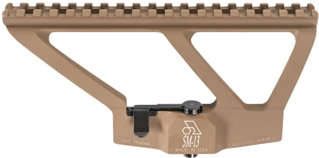 Arsenal Inc Riflescope Mount for AK with Side Rail Low Profile Flat Dark Earth 7.5in - Arsenal Inc