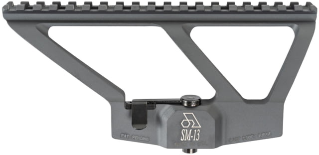 Arsenal Inc Riflescope Mount for AK with Side Rail Low Profile Gray 7.5in - Arsenal Inc