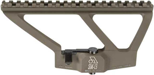 Arsenal Inc Riflescope Mount for AK with Side Rail Low Profile OD green 7.5in - Arsenal Inc