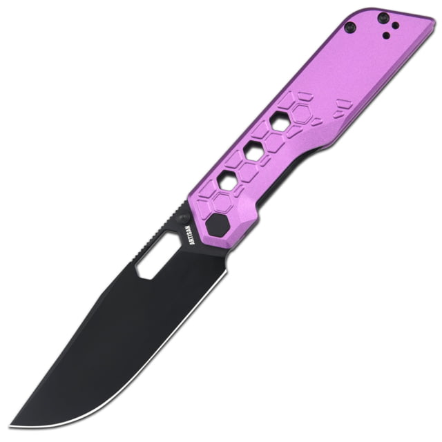 Artisan Cutlery Beest Linerlock Purple AL ATZ - Artisan Cutlery