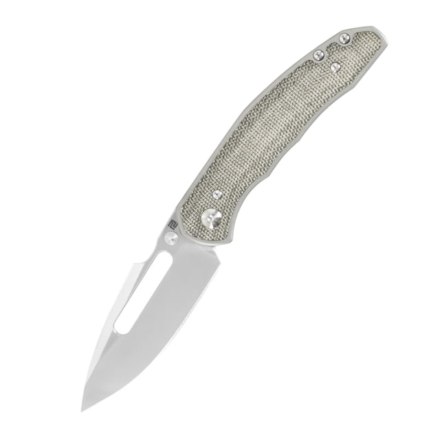 Artisan Cutlery Boa Framelock Green Micarta ATZ - Artisan Cutlery
