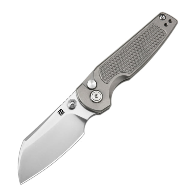 Artisan Cutlery Cleo Button Lock Ti ATZ - Artisan Cutlery