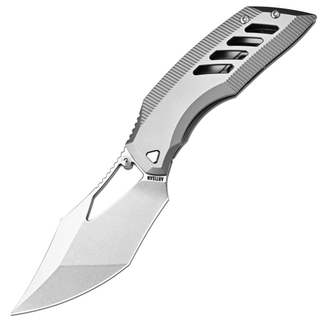 Artisan Cutlery Dark Wing Framelock Gray ATZ - Artisan Cutlery