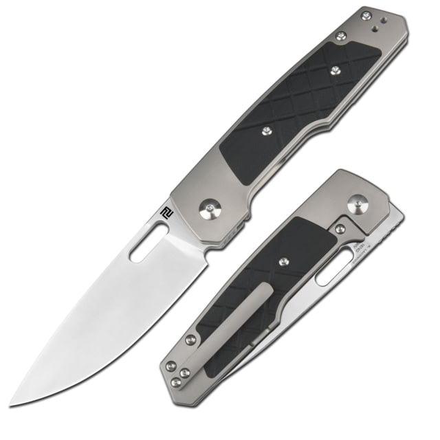 Artisan Cutlery Gambit Pawn Framelock Blk G10 ATZ - Artisan Cutlery
