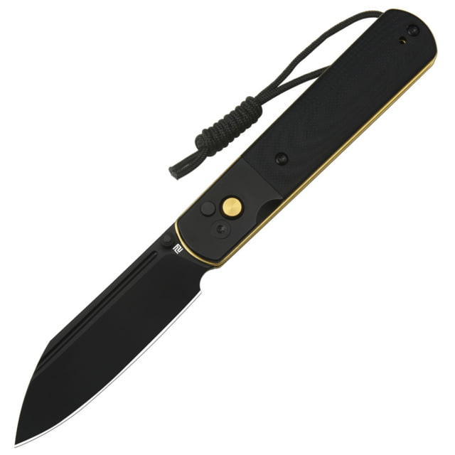 Artisan Cutlery Holm Button Lock PVD ATZ - Artisan Cutlery