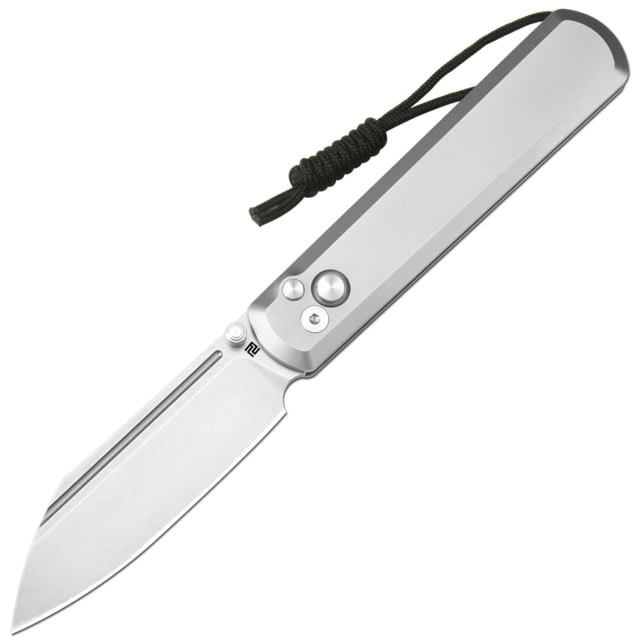 Artisan Cutlery Holm Button Lock Ti ATZ - Artisan Cutlery