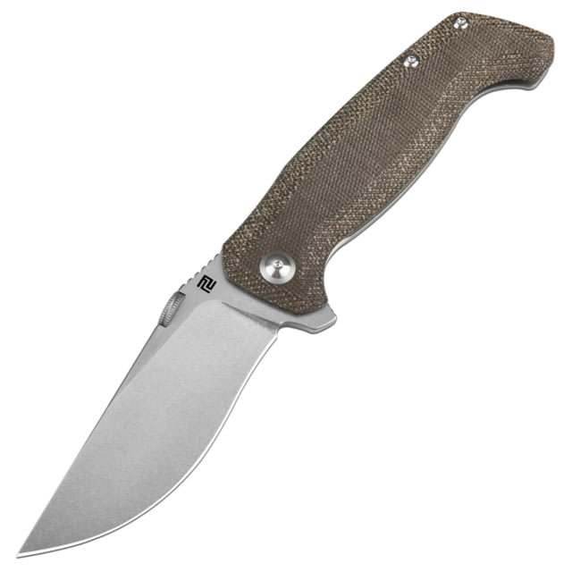 Artisan Cutlery Kami Framelock OD Micarta ATZ - Artisan Cutlery