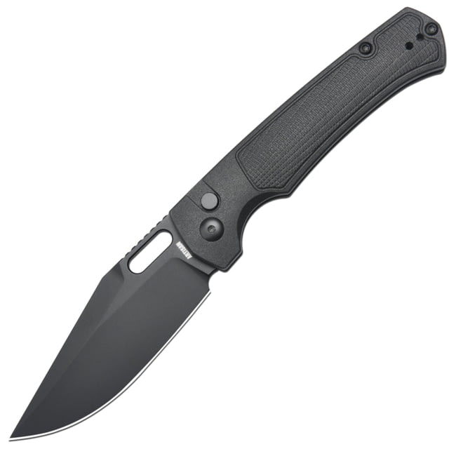 Artisan Cutlery Revel Button Lock Black FRN ATZ - Artisan Cutlery