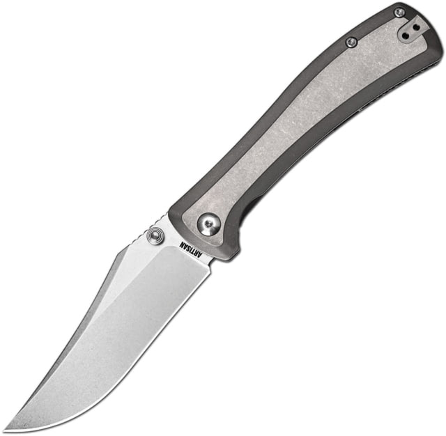 Artisan Cutlery Santee Framelock S35VN Gray ATZ - Artisan Cutlery