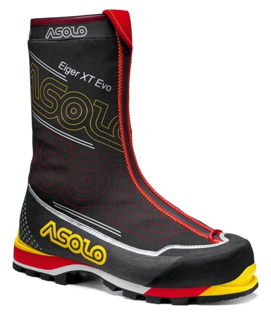Asolo Eiger XT EVO GV Mountaineering Boots - Unisex Black/Red 11