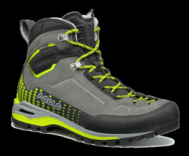 Asolo Freney EVO MID LTH GV MM Hiking Boots - Men's Graphite/Green Lime 11.5