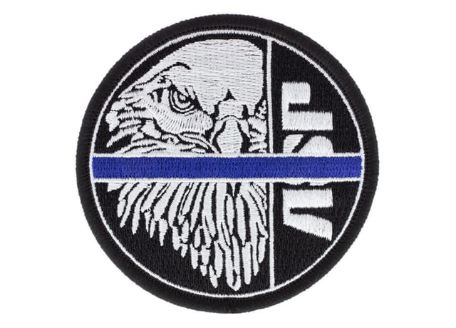 ASP Blue Line Patches White - Asp