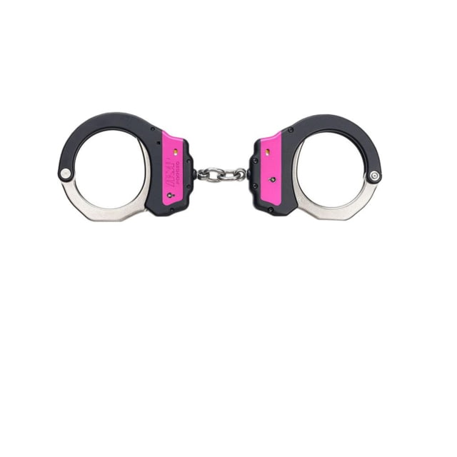 ASP Identifier Chain Ultra Plus Cuffs Steel Bow Pink