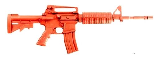 ASP Red Training Gun Government Carbine Collapsed Stock - Armament Systems and Procedures