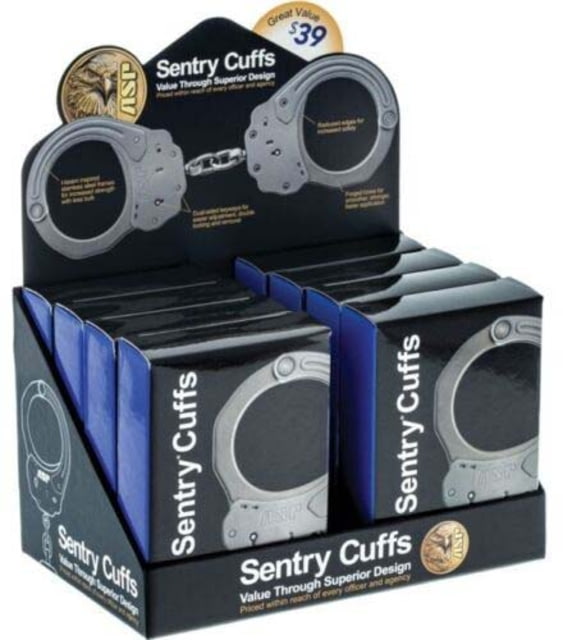 ASP Sentry Chain Handcuff w/Self Merchandiser Display - Asp