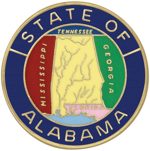 ASP State Seal Logo Cap Brass - Alabama - Asp