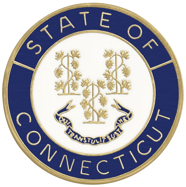 ASP State Seal Logo Cap Brass - Connecticut - Asp