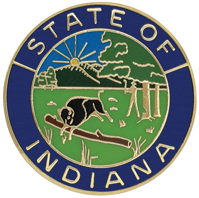 ASP State Seal Logo Cap Brass - Indiana - Asp