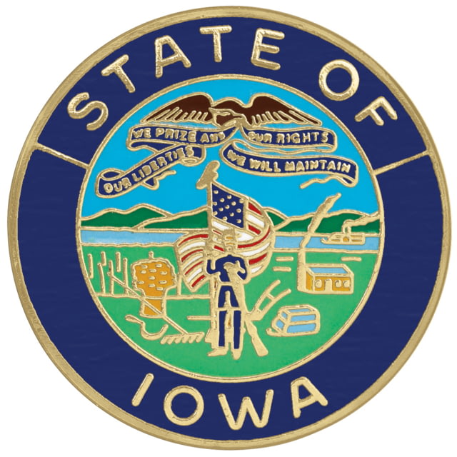 ASP State Seal Logo Cap Brass - Iowa - Asp