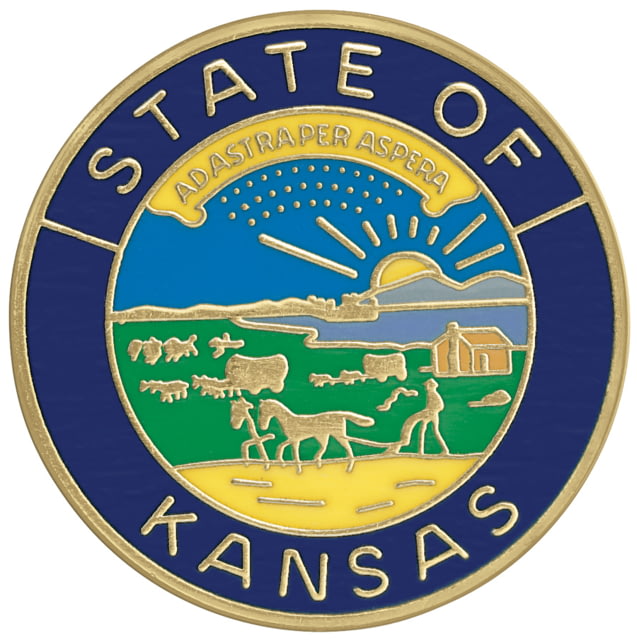 ASP State Seal Logo Cap Brass - Kansas - Asp