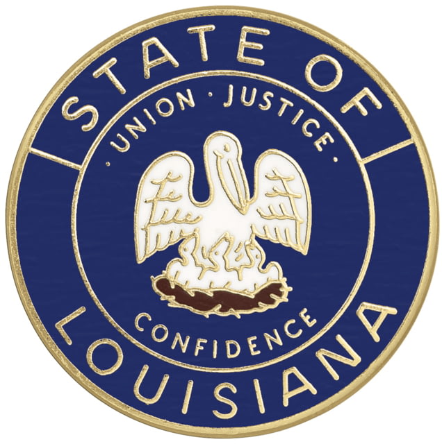 ASP State Seal Logo Cap Brass - Louisiana - Asp