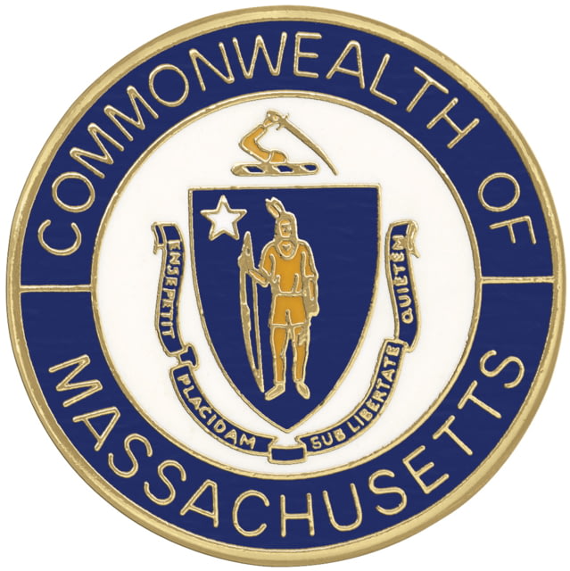 ASP State Seal Logo Cap Brass - Massachusetts Commonwealth - Asp