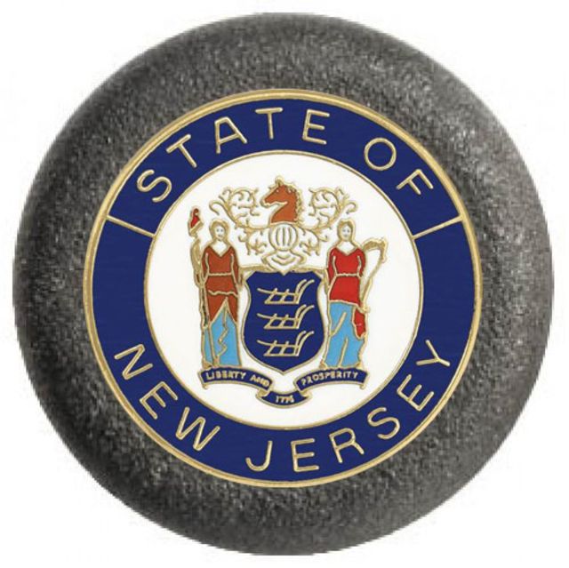 ASP State Seal Logo Cap Brass - New Jersey - Asp
